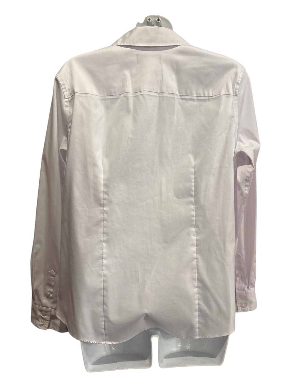 Liz Claiborne  Crisp White Career Shirt. Size petite large - Picture 2 of 9